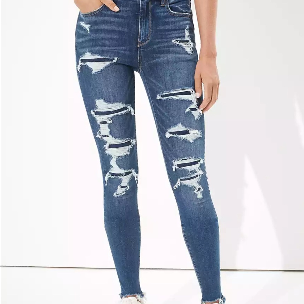 AE Ne(x)t Level Patched Super High-Waisted Jegging